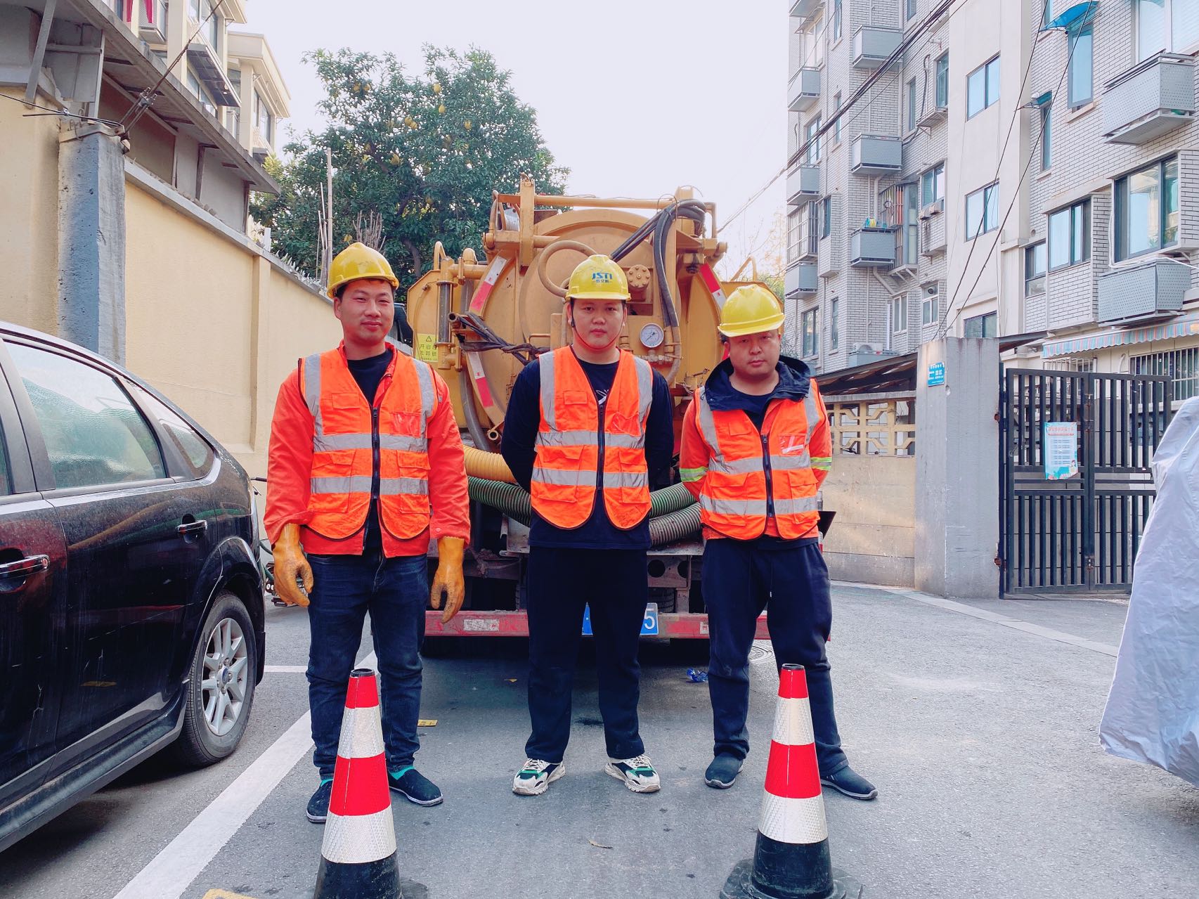 莫愁湖南京某小区管道清淤检测施工